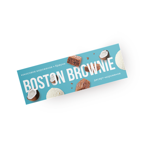 Десерт-мороже­ное Boston Brownie кокос