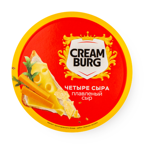 Сыр плавленый Creamburg Четыре сыра 45%