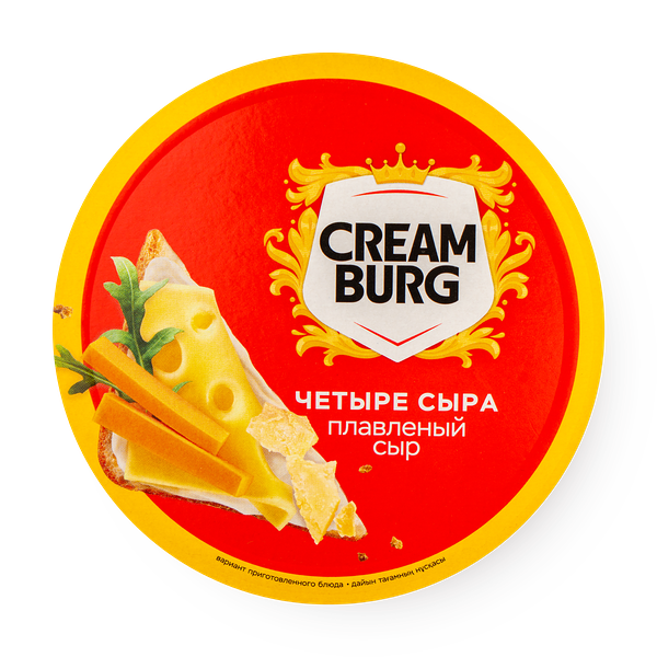 Сыр плавленый Creamburg Четыре сыра 45%