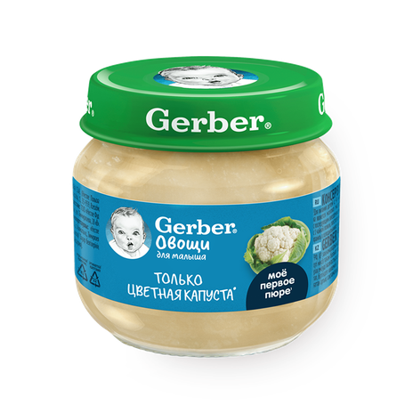 Пюре Gerber цветная капуста с 4 месяцев