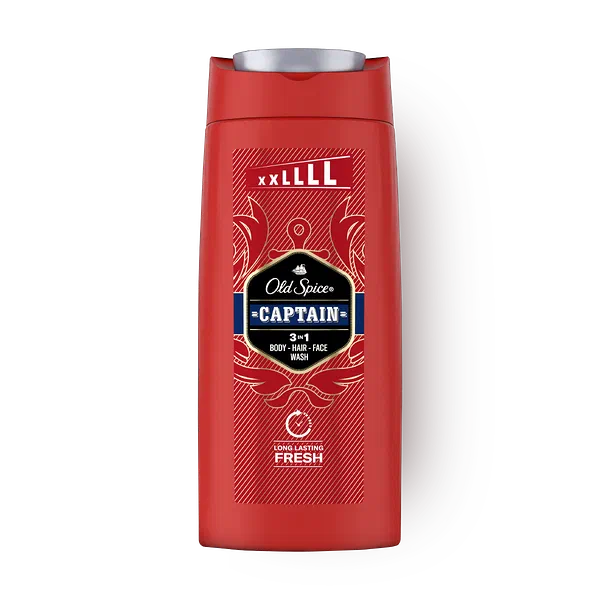 Гель для душа и шампунь 3 в 1 Old Spice Captain