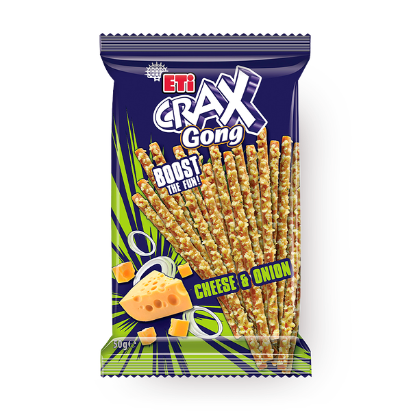 Палочки Crax Gong с сыром и луком