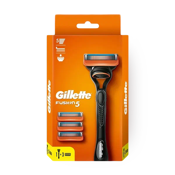 Станок бритвенный Gillette Fusion 5+3 кассеты