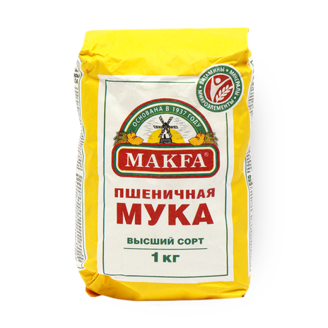 Мука пшеничная Makfa высший сорт