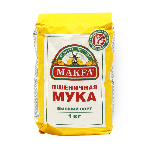 Мука пшеничная Makfa высший сорт