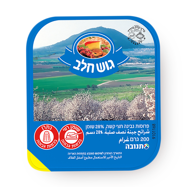 Gush halav Yellow cheese  28%