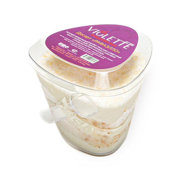 Десерт Рафаэлло Violette Сonfecionery в стаканчике замороженный