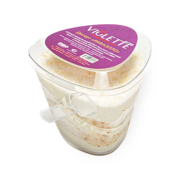 Десерт Рафаэлло Violette Сonfecionery в стаканчике замороженный