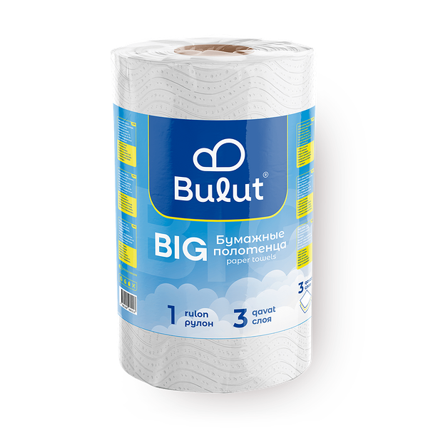 Полотенца бумажные Big Bulut 3 слоя