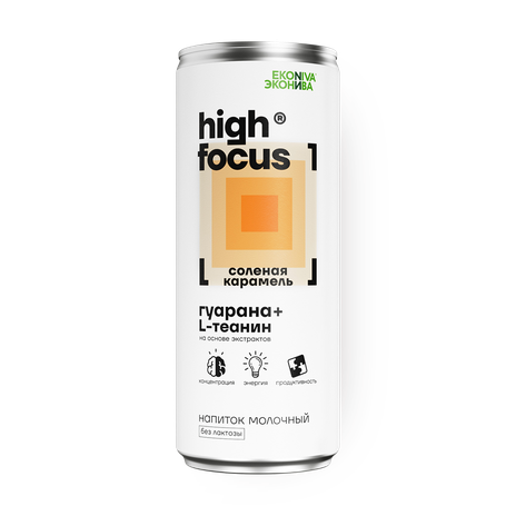 Напиток молочный «Эконива» High focus солёная карамель 2,5%