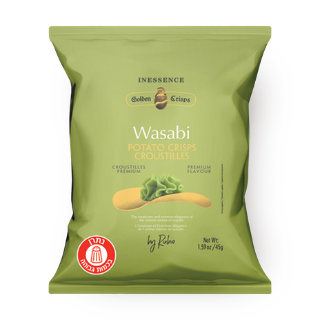 Potato Crisps Wasabi flavored snack