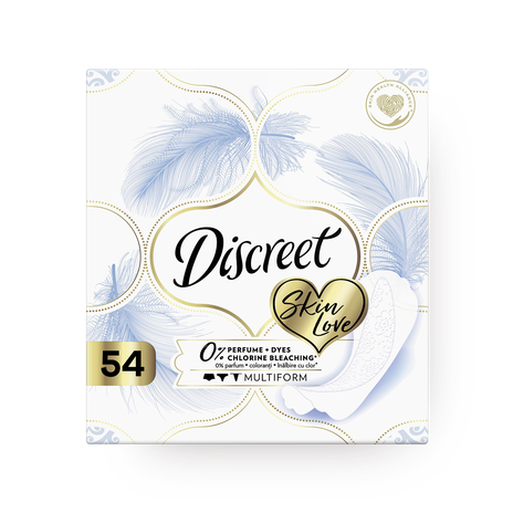 Прокладки ежедневные гигиенические Discreet Skin Love Multiform Trio