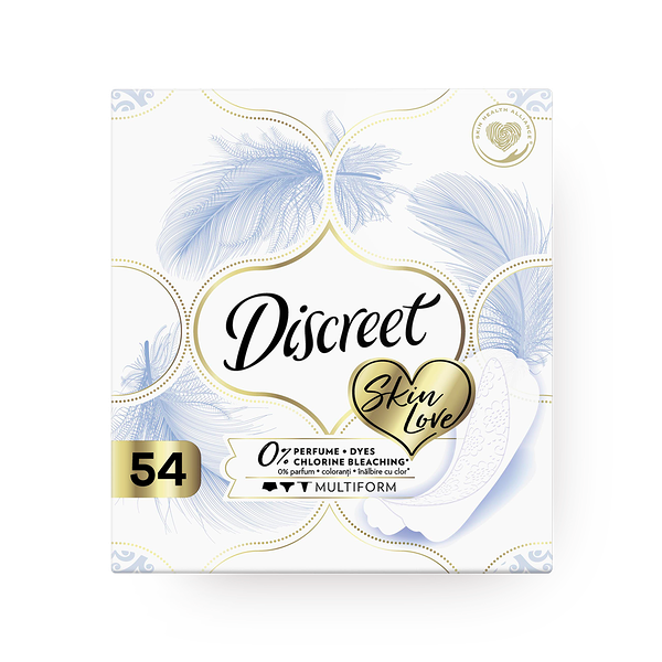 Прокладки ежедневные гигиенические Discreet Skin Love Multiform Trio