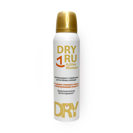 Антиперспирант Dry Ru Active Woman с парфюмом
