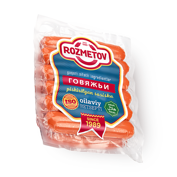 Сосиски говяжьи Rozmetov