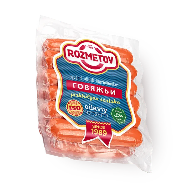 Сосиски говяжьи Rozmetov