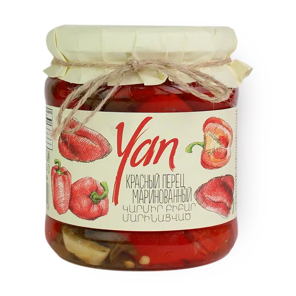 Перец красный маринованный Yan