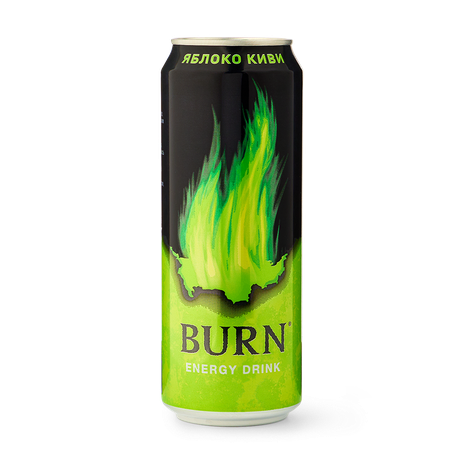 Энергетический напиток Burn яблоко-киви, 449 мл — купить с доставкой из ...