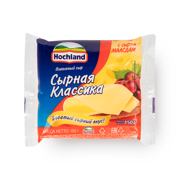 Сыр плавленый Маасдам Hochland 45%