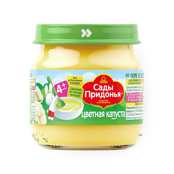 Пюре овощное из цветной капусты «Сады Придонья»