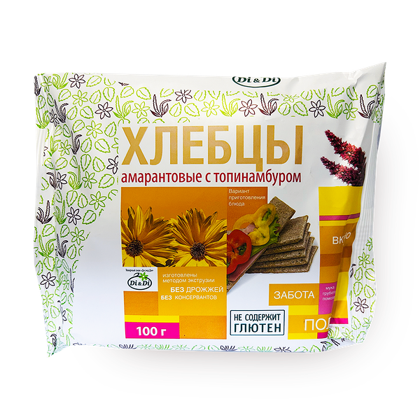 Хлебцы амарантовые Di&Di с топинамбуром