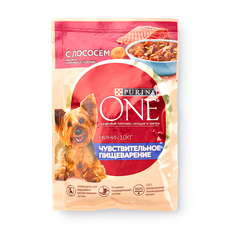Влажный корм для собак с чувствительным пищеварением Мини Purina One с ...