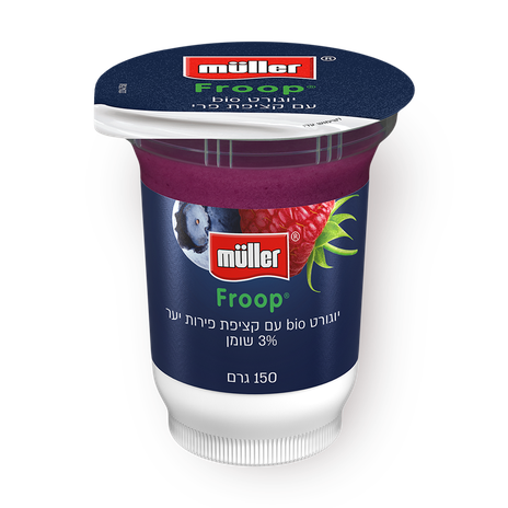 Muller Froop Wildberries yogurt 3%