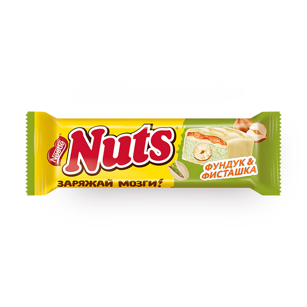 Батончик Nuts фундук & фисташка