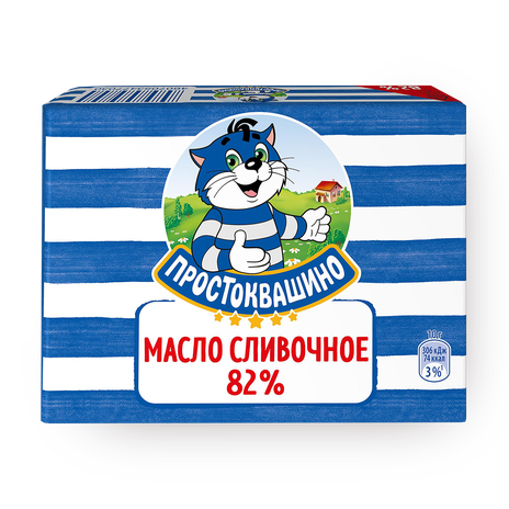 Масло сливочное «Простоквашино» 82%