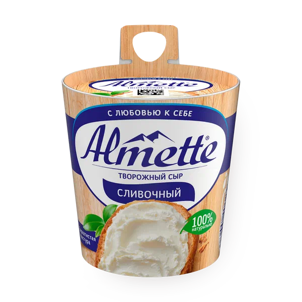 Сыр творожный Сливочный Almette 60%