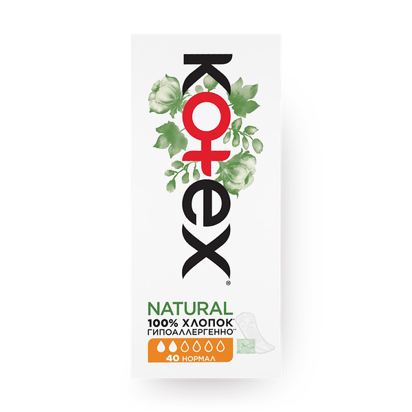 Прокладки ежедневные Kotex Natural Normal