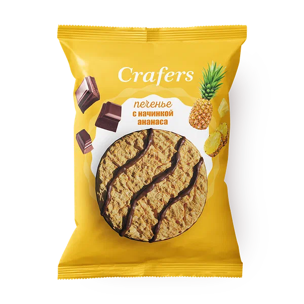Печенье Crafers со вкусом ананаса