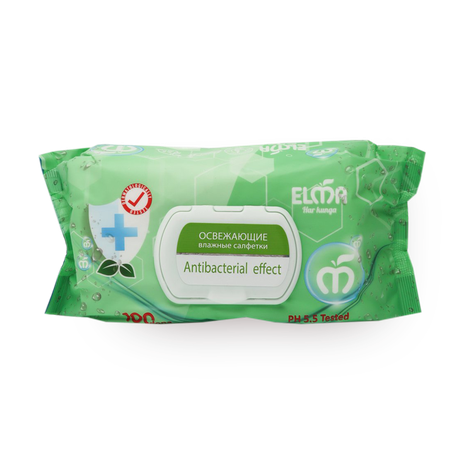 Влажные салфетки Antibacterial Effect 99% Elma