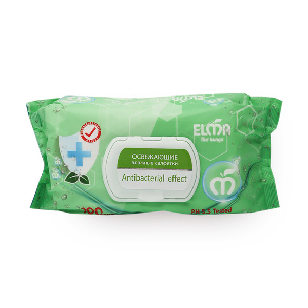 Влажные салфетки Antibacterial Effect 99% Elma