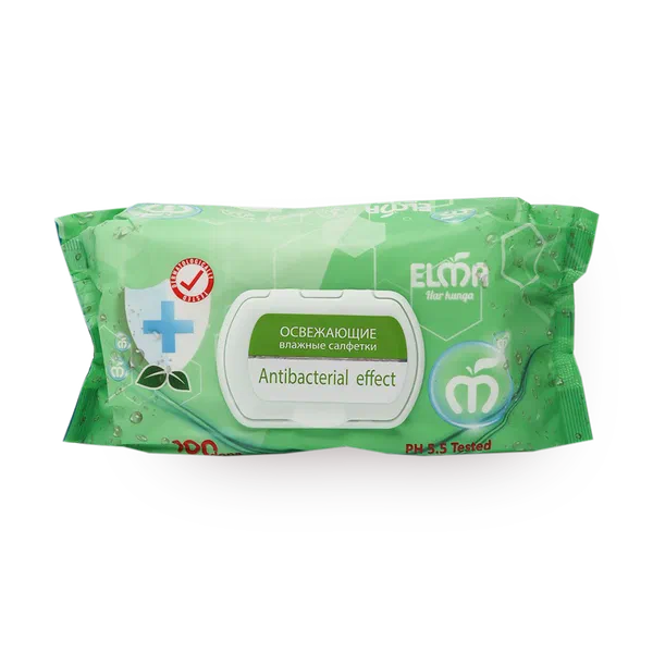 Влажные салфетки Antibacterial Effect 99% Elma