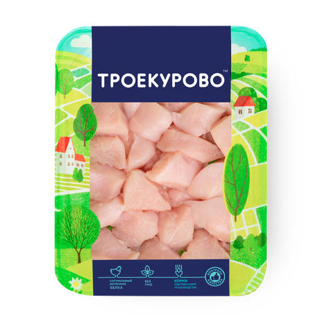 Филе грудки цыплёнка-бройлера «Троекурово» для салата