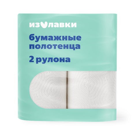 Полотенца бумажные «Из Лавки» белые 3 слоя