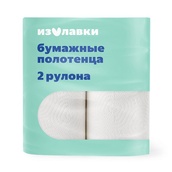Полотенца бумажные «Из Лавки» белые 3 слоя