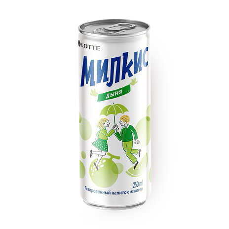 Напиток Milkis Lotte дыня газированный