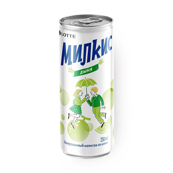 Напиток Milkis Lotte дыня газированный