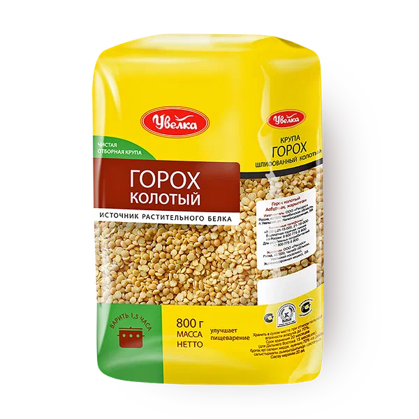 Горох колотый «Увелка»