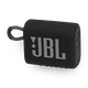 Black JBL GO 3 wireless speaker