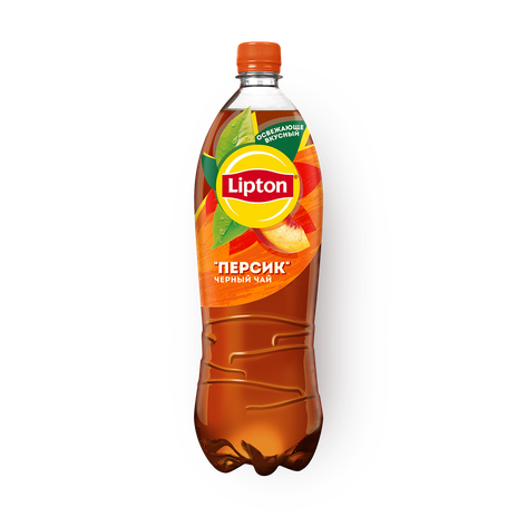 Чай холодный чёрный Lipton персик