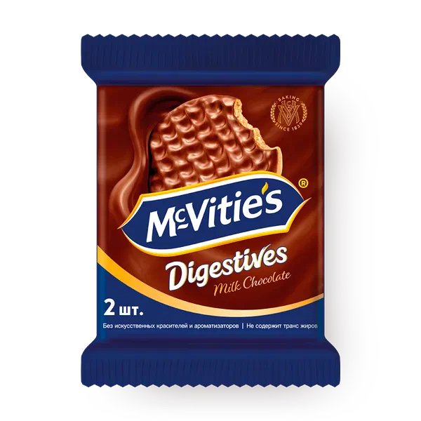 Печенье Digestives McVitie's Milk Chocolate