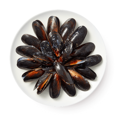 Мидии Agama в створках в собственном соку варёно-мороженые