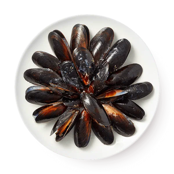 Мидии Agama в створках в собственном соку варёно-мороженые