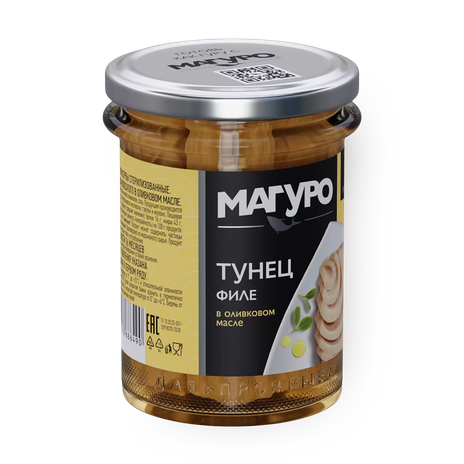 Тунец филе Магуро в оливковом масле