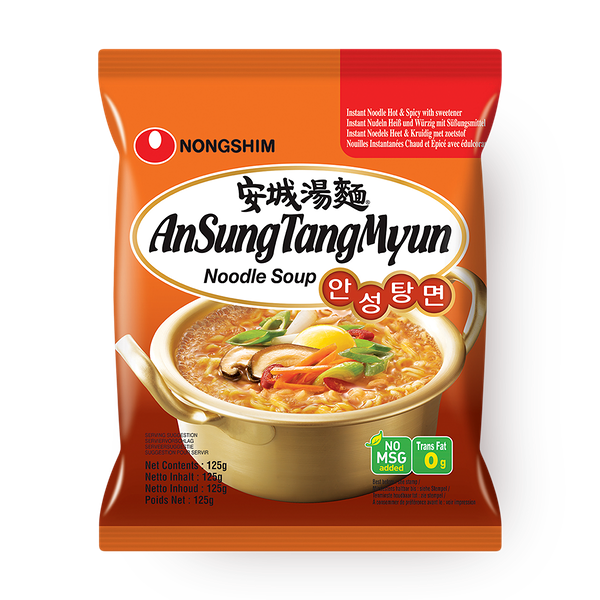 Лапша быстрого приготовления Nongshim Ансонтанмён овощная с пикантным соусом