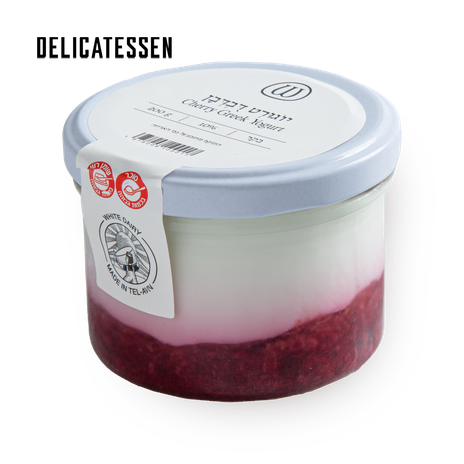 Delicatessen cherry yogurt