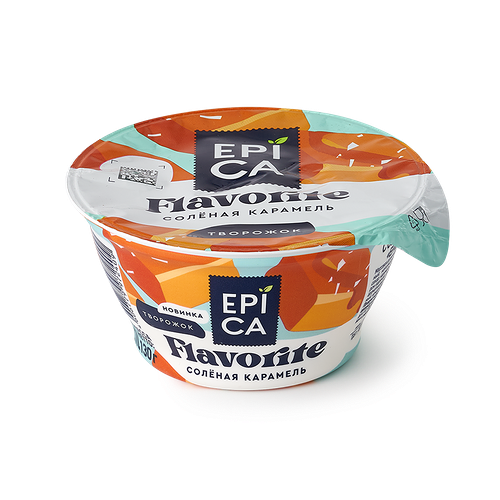 はちみつしょうがஐ‬ Творожок Epica Flavorite солёная карамель 7,6%, 130 г — купить с